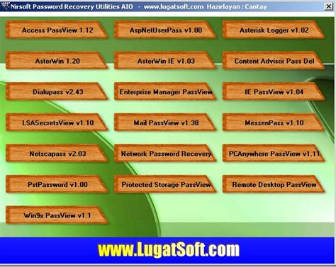 Nirsoft Network Password Recovery