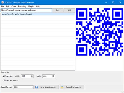 VovSoft Bulk QR Code